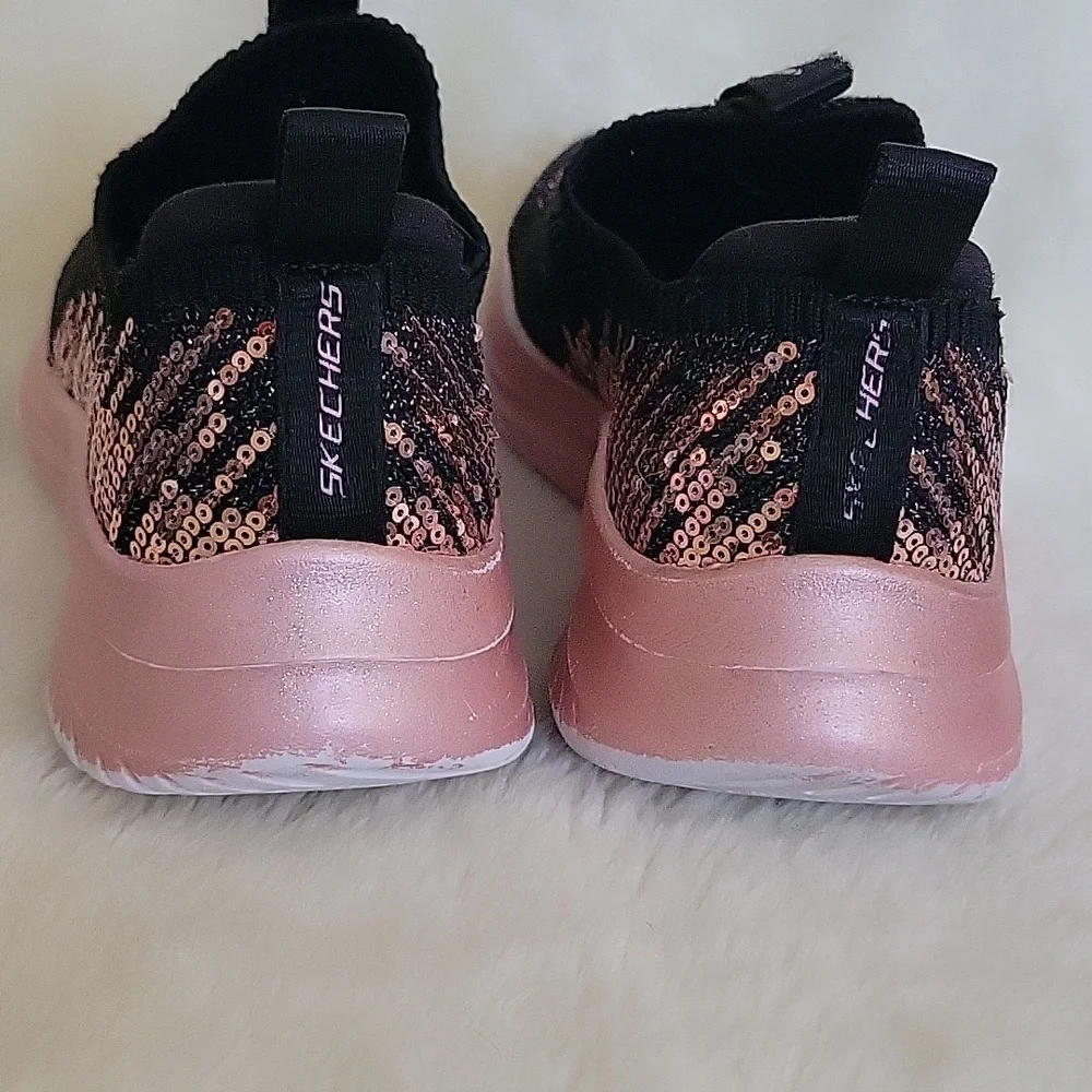 SKECHERS Kids' Ultra Flex Slip On Sneaker Little/Big Kid - Picture 6 of 15